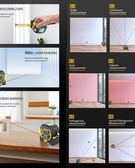 🔥HOT SALE - 3-In-1 Infrared Laser Tape - Men Gift - Libiyi