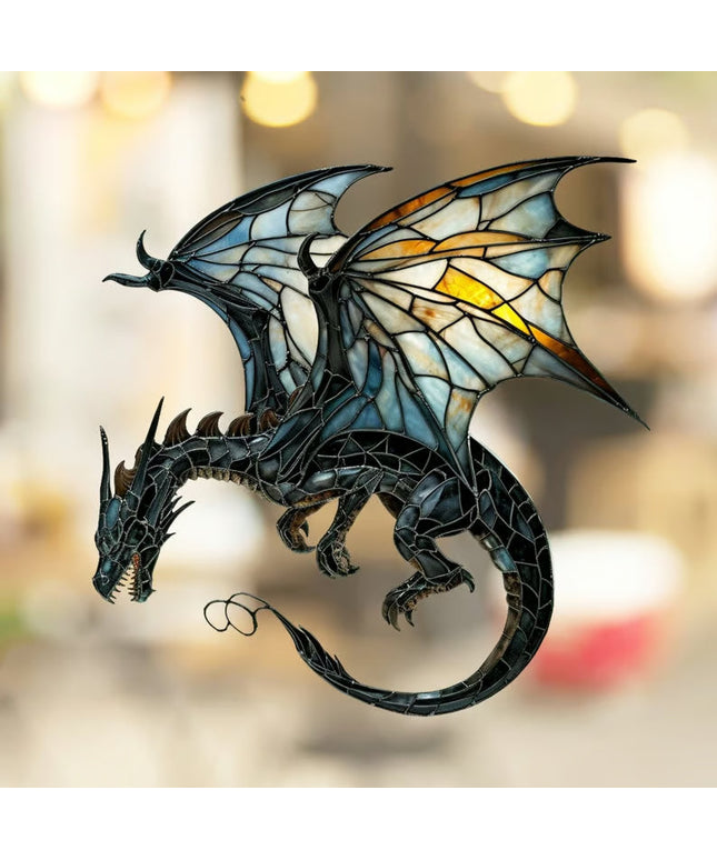 🎄2024 Christmas Gift 50% Off--Acrylic Colorful Dragon Suncatcher Ornament - Libiyi
