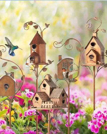 Shirem Birdhouse Stakes - Libiyi