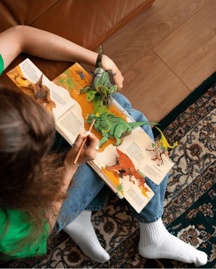 ⏰Hot Sale 49%-🦖3D Encyclopedia Prehistorica Dinosaurs📙 - Libiyi