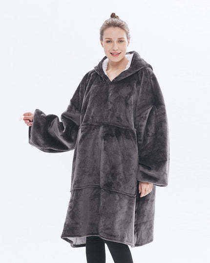 Heated Wearable Blanket Hoodie with Battery Pack - Keillini