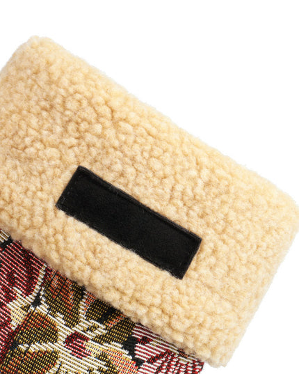 Women's warm thick sole high heel snow boots - Libiyi