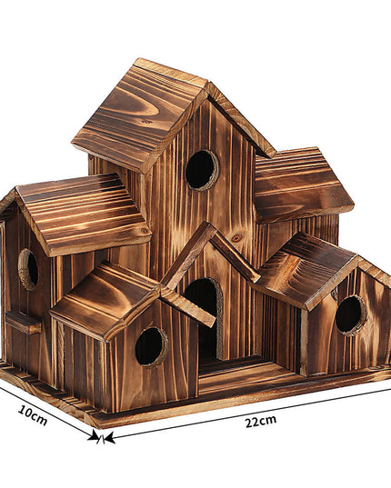 6 Hole Handmade Bird House - GIFT FOR NATURE LOVERS - Libiyi