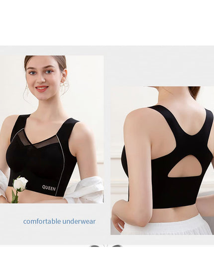 Full Cup Pads Large Size Breathable Bras for Ladys Women - Libiyi