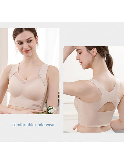 Full Cup Pads Large Size Breathable Bras for Ladys Women - Libiyi