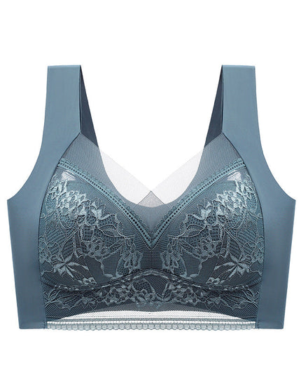 Women's push-up lace push-up bra for beautiful back - Libiyi