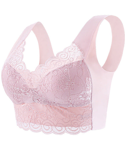 Push up beautiful back no steel ring lace underwear - Libiyi