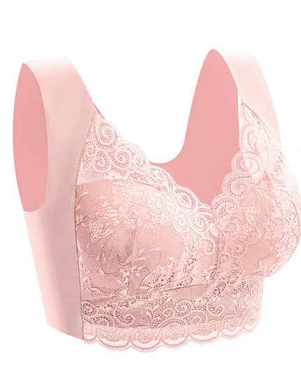 Push up beautiful back no steel ring lace underwear - Libiyi