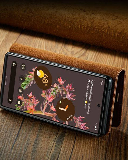 Magnetic 2-in-1 Detachable Leather Wallet Case For Google Pixel 6 - Libiyi