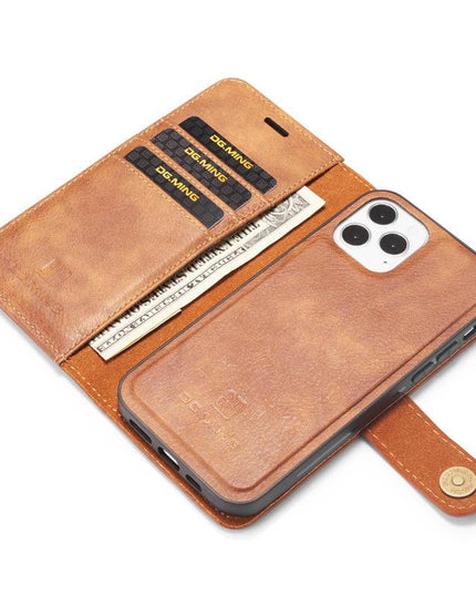 DG.MING Magnetic Detachable Leather Wallet iPhone Case - Libiyi