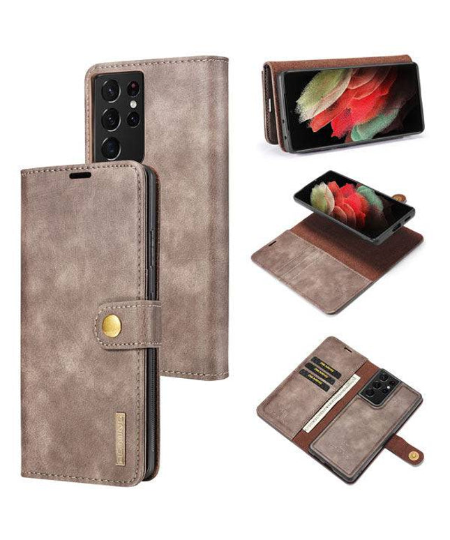 Samsung Galaxy S21 Ultra Magnetic 2-in-1 Detachable Leather Wallet Case - Libiyi