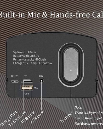 Wireless Stereo Retro Speakers-Wooden - Libiyi