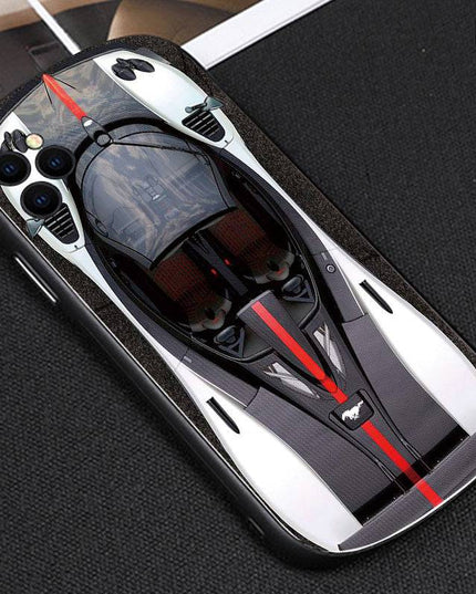 2022 3D Elliptical Glass Racing Car iPhone Case - Libiyi