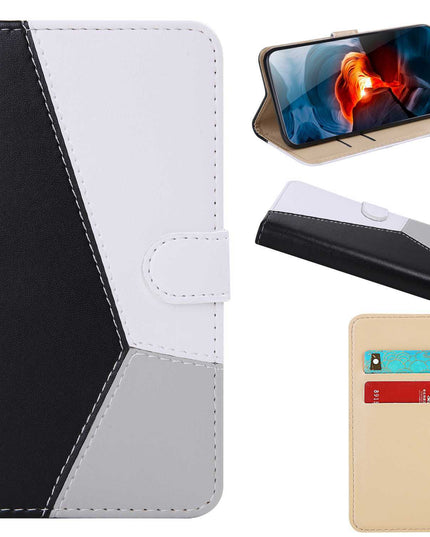 Three Color Matching Wallet Phone Case For Samsung - Libiyi