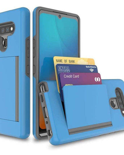 Armor Protective Card Holder Case for LG K51 - Libiyi