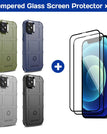 blue / iPhone 12 Pro Max / With [2 Pack] Screen Protector