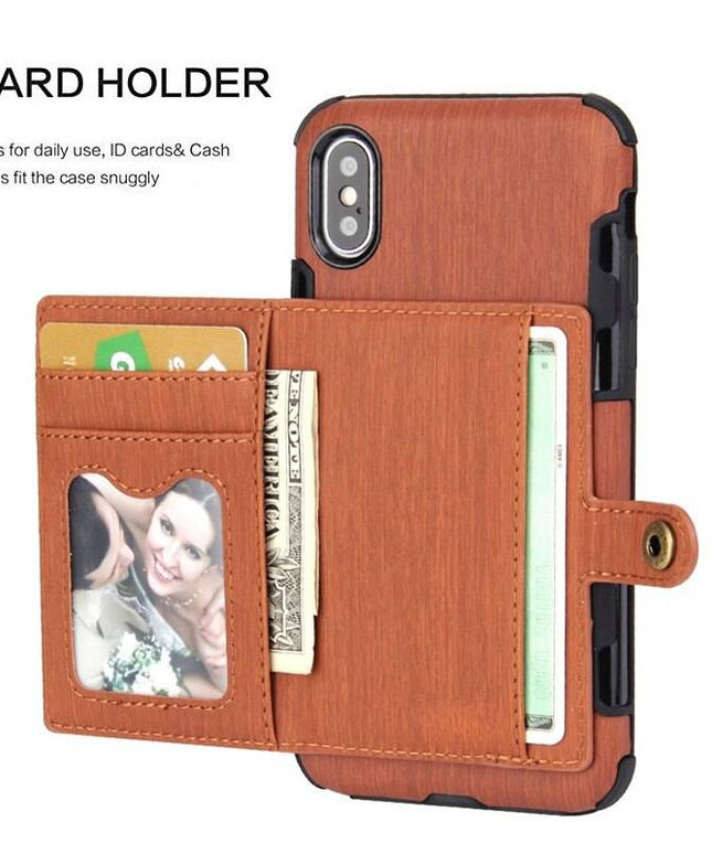 Security Copper Button Protective Case For iPhone - Libiyi