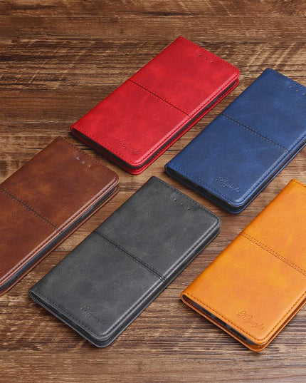 TPU + PU Leather Phone Cover Case for Samsung A10E - Libiyi