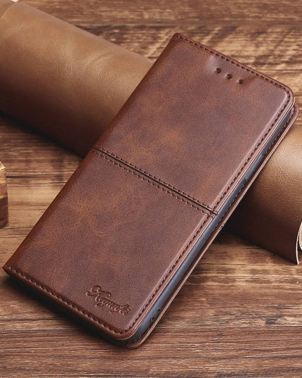 TPU + PU Leather Phone Cover Case for Samsung A11 - Libiyi