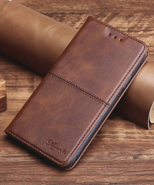 TPU + PU Leather Phone Cover Case for Samsung A11 - Libiyi