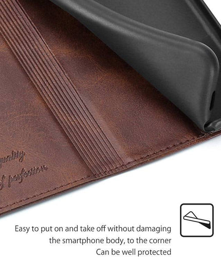 Leather Flip Wallet Cover for Samsung A12 - Libiyi