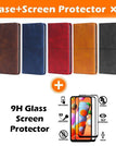 dark brown / A12 / Case+[2 Pack] Screen Protectors