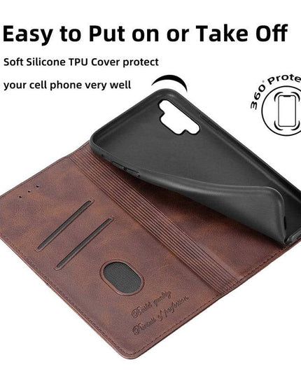 Leather Flip Wallet Cover for Samsung A32 - Libiyi