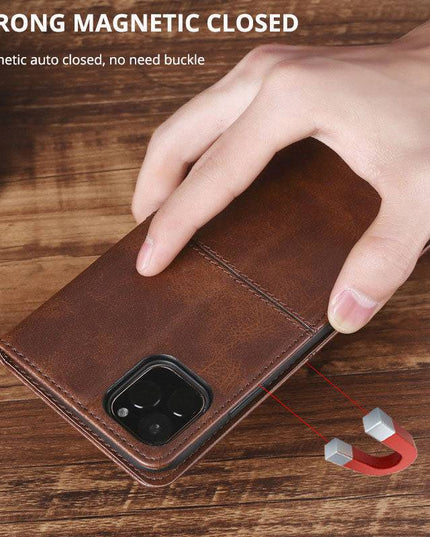 TPU + PU Leather Phone Cover Case for iPhone 12Pro Max - Libiyi