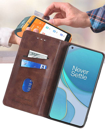 TPU + PU Leather Phone Cover Case for OnePlus 8T - Libiyi