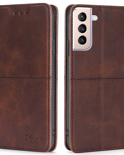 Leather Flip Wallet Cover for Samsung S21 Series - Libiyi