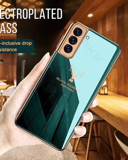 Luxury Plating Tempered Glass Case For Samsung - Libiyi