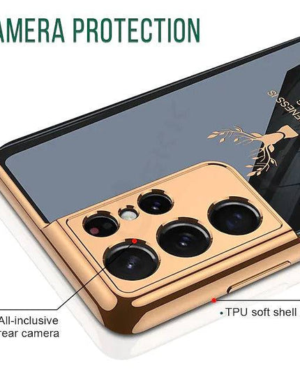 Luxury Plating Tempered Glass Case For Samsung - Libiyi