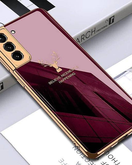 Luxury Plating Tempered Glass Case For Samsung - Libiyi