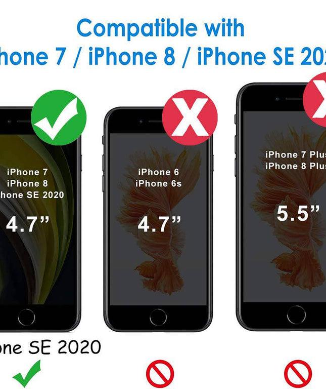 New Luxury Embossing Wallet Cover For iPhone SE2020&7/8-Fast Delivery - Libiyi