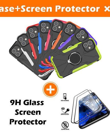 Robot 3 in 1 Heavy Duty Defender Case For iPhone 12 - Libiyi