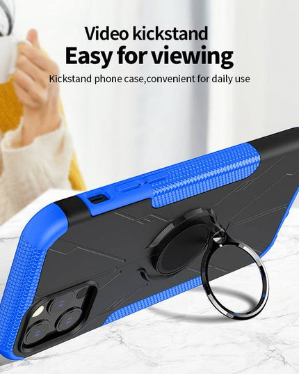 Robot 3 in 1 Heavy Duty Defender Case For iPhone 12 Series - Libiyi