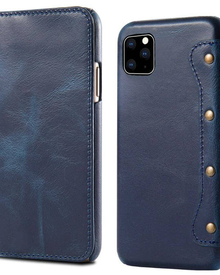 Luxury Genuine Leather Flip Case For Iphone - Libiyi