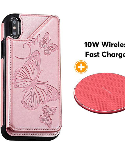 New Luxury Embossing Wallet Cover For iPhone X/Xs-Fast Delivery - Libiyi