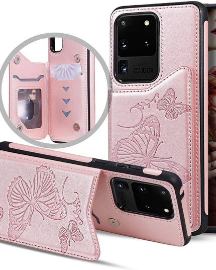 New Luxury Embossing Wallet Cover For SAMSUNG S20 Ultra-Fast Delivery - Libiyi