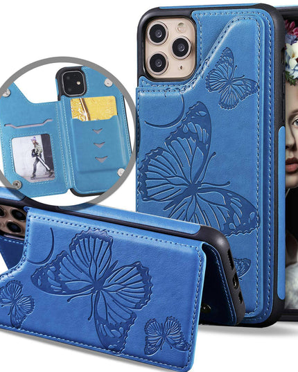 New Luxury Embossing Wallet Cover For iPhone 11 Pro-Fast Delivery - Libiyi