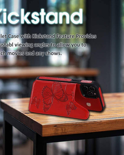 New Luxury Embossing Wallet Cover For iPhone 12 Mini-Fast Delivery - Libiyi