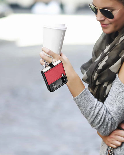 Ultra Fine Ring Samsung Galaxy Z Flip 3 Case Cover - Libiyi