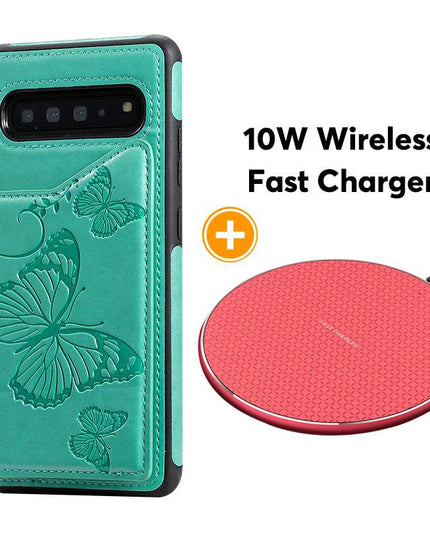 New Luxury Embossing Wallet Cover For SAMSUNG S10-Fast Delivery - Libiyi