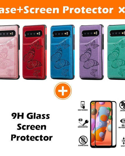 New Luxury Embossing Wallet Cover For SAMSUNG S10 Plus-Fast Delivery - Libiyi