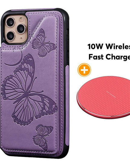 New Luxury Embossing Wallet Cover For iPhone 11Pro Max-Fast Delivery - Libiyi