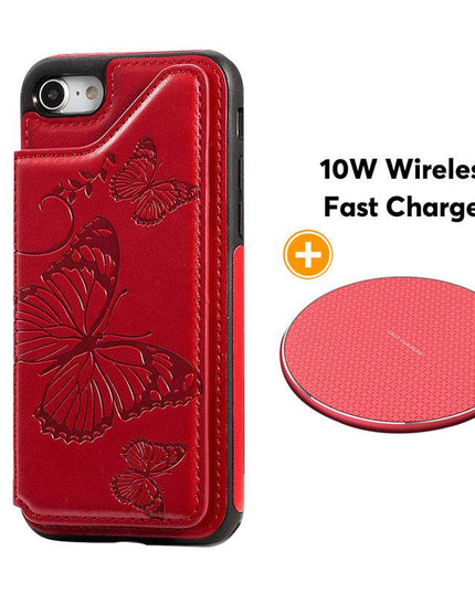 New Luxury Embossing Wallet Cover For iPhone 6 Plus/6s Plus-Fast Delivery - Libiyi