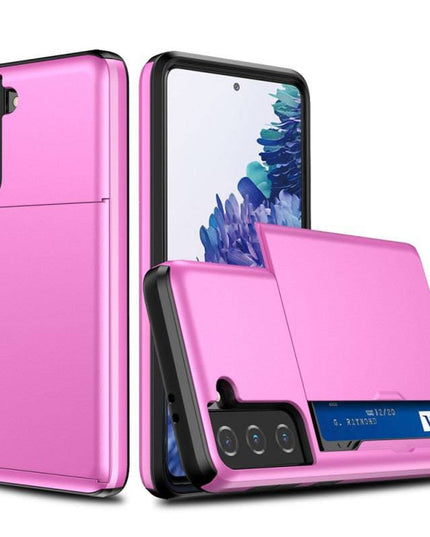 Rigide Flashy Porte-cartes Case For Samsung Galaxy S21(5G) - Libiyi