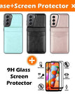 Rose Gold / S21(5G) / Case+[2 Pack] Screen Protectors