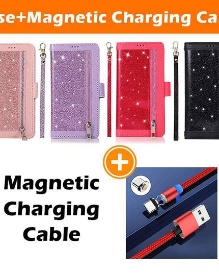 Bling Wallet Leather Case for Samsung S21 - Libiyi