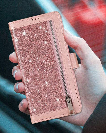Bling Wallet Leather Case for Samsung S21 Plus - Libiyi